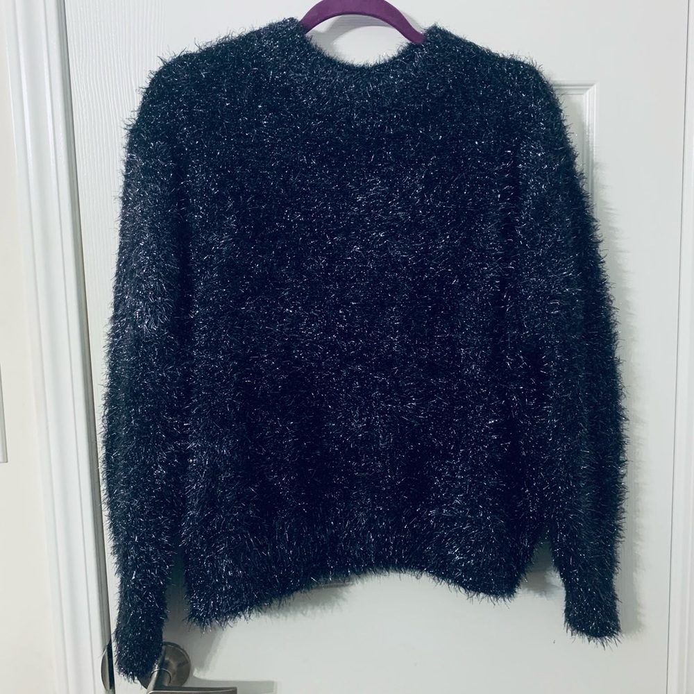 H&m Dark blue glitter sweater